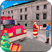 Santa Claus Christmas Gift Delivery Truck Game