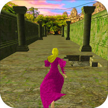Princess in Temple. Game for girls