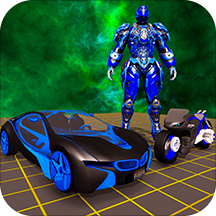 Light Moto Robot Transformation Car Games 2019